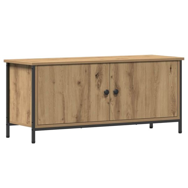 vidaXL Meuble TV Chêne artisanal 100 x 35 x 45 cm Bois d'ingénierie