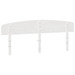 vidaXL Tête de lit blanc 200 cm bois massif de pin