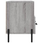 vidaXL Meuble TV sonoma gris 102x36x50 cm bois d'ingénierie