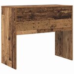vidaXL Bureau Bois Ancien 90 x 40 x 76 cm