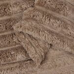 vidaXL Couvertures à jeter 6 Pièces Camel 200 x 150 cm Toison