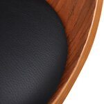 vidaXL Chaises à manger lot de 6 bois courbé et similicuir