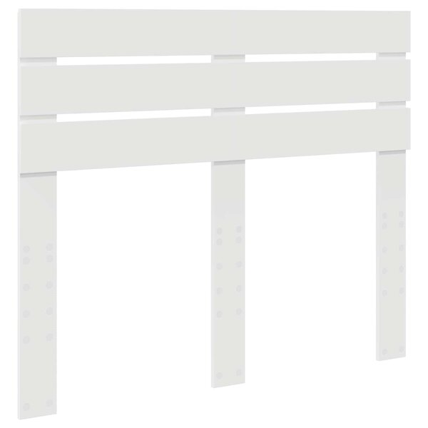 vidaXL Tête de lit Blanc 120 cm Bois d'ingénierie