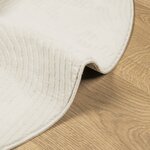 vidaXL Tapis IZA poils courts style scandinave crème Ø 160 cm