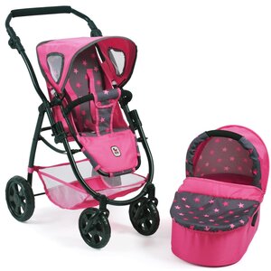 Bayer Chic 2000 638-82 - La poussette combinée 2 en 1 EMOTION pour poupées - coloris 82.