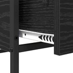 vidaXL Table basse Chêne noir 100 x 51 x 45 cm Bois d'ingénierie