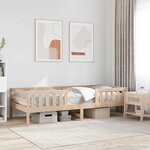vidaXL Cadre de lit sans matelas 80x200 cm bois massif de pin