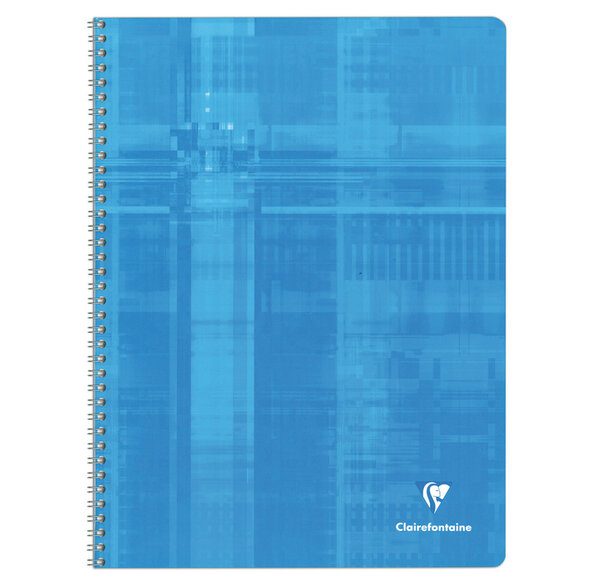 Cahier reliure intégrale 24x32 100p Q.5x5 coloris aléatoires CLAIREFONTAINE