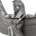 Pièce de monnaie en Argent g 500 (1/2 Kg) Millésime Gods of Ancient Egypt ISIS GODDESS OF MAGIC