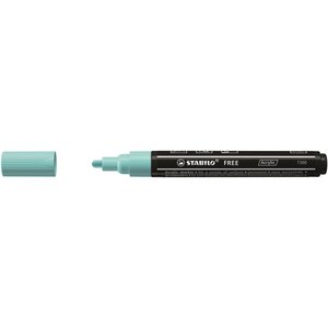 Marqueur pointe moyenne FREE acrylic T300 bleu clair STABILO
