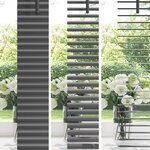 vidaXL Store Vénitien Réglable Gris Argenté 213 x 150 cm PVC