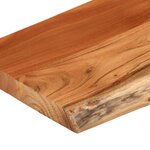 vidaXL Dessus de table 160x40x3 8 cm rectangulaire bois massif acacia