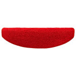 vidaXL Tapis d'escalier auto-adhésifs 15 Pièces Rouge 80 x 24 5 x 3 5 cm