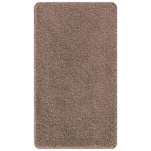 vidaXL Tapis de bain antidérapant Marron 70 x 120 cm PP