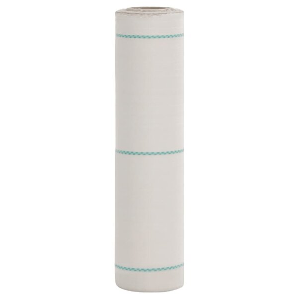 vidaXL Membrane anti-mauvaises herbes blanc 0 5x50 m PP