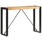 vidaXL Table console 110x35x76 cm Bois de manguier massif