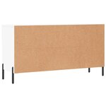 vidaXL Banc à chaussures blanc 102x35x55 cm bois d'ingénierie
