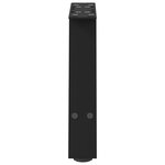 vidaXL Pieds de table basse en forme de A 2 pièces Noir 30 x (30-31) cm Acier