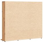 vidaXL Armoire à CD chêne artisanal 100x23x89 5 cm bois d'ingénierie