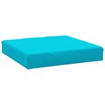 vidaXL Coussins de palette lot de 3 turquoise tissu Oxford