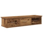 vidaXL Armoire murale vieux bois 88x26x18 5 cm bois d'ingénierie