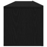 vidaXL Ensemble meuble TV 2 Pièces Chêne noir Bois d'ingénierie