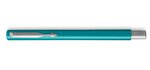 Stylo plume VECTOR Pte Moyenne Corps Bleu Canard Brillant Attribut Acier PARKER