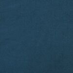 vidaXL Chaises pivotantes à manger lot de 6 Bleu Velours