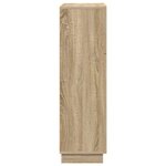 vidaXL Bureau Chêne Sonoma 71.5 x 31.5 x 106.5 cm Bois d'ingénierie