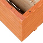 vidaXL Jardinière cire marron 90x60x49 5 cm bois de pin massif