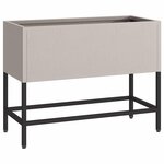 vidaXL Bac de jardin surélevé Rouillé 60 x 26 x 45 cm