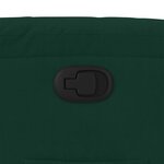 vidaXL Fauteuil inclinable vert foncé velours