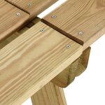 vidaXL Banc de jardin 110 cm bois de pin imprégné
