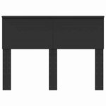 vidaXL Tête de lit Chêne noir 120 cm Bois d'ingénierie