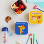 2 Boîtes à goûter pour enfant - Girafe