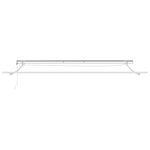 vidaXL Store rétractable automatique LED rayé rouge et blanc 450x300 cm