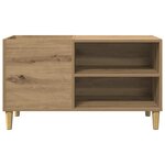 vidaXL Armoire à disques chêne artisanal 84 5x38x48 cm bois ingénierie