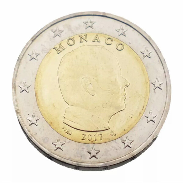 2 euros Monaco 2017 face nationale - Albert II.