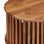 vidaXL Table basse faite main Marron Teck 85 x 50 x 40 cm