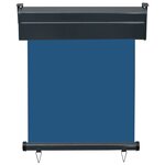 vidaXL Auvent latéral de balcon 65x250 cm Bleu