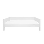 Flexa WHITE Banquette-lit 90 x 200 cm avec dossier Blanc