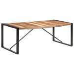 vidaXL Table de salle à manger 200x100x75 cm Bois solide