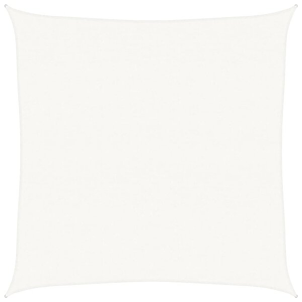 vidaXL Voile d'ombrage 160 g/m² Blanc 4x4 m PEHD