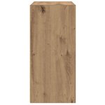 vidaXL Bibliothèque chêne artisanal 31x24x52 cm bois d'ingénierie