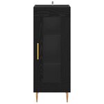 vidaXL Buffet Chêne noir 34 x 34 5 x 90 cm Bois d'ingénierie
