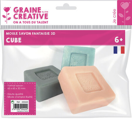 Moule pour savon Cube