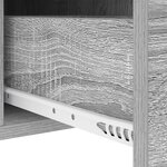 vidaXL Armoires de chevet 2 Pièces Sonoma gris 30 x 48 x 61 cm