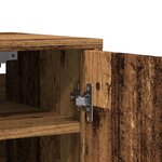 vidaXL Armoire à chaussures vieux bois 32x35x70 cm bois d'ingénierie