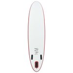 vidaXL Stand Up Paddle Planche à rame Rouge et blanc