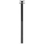 vidaXL Pieds de table à manger en forme de X 2 pièces Anthracite 50 x (72-73) cm Acier